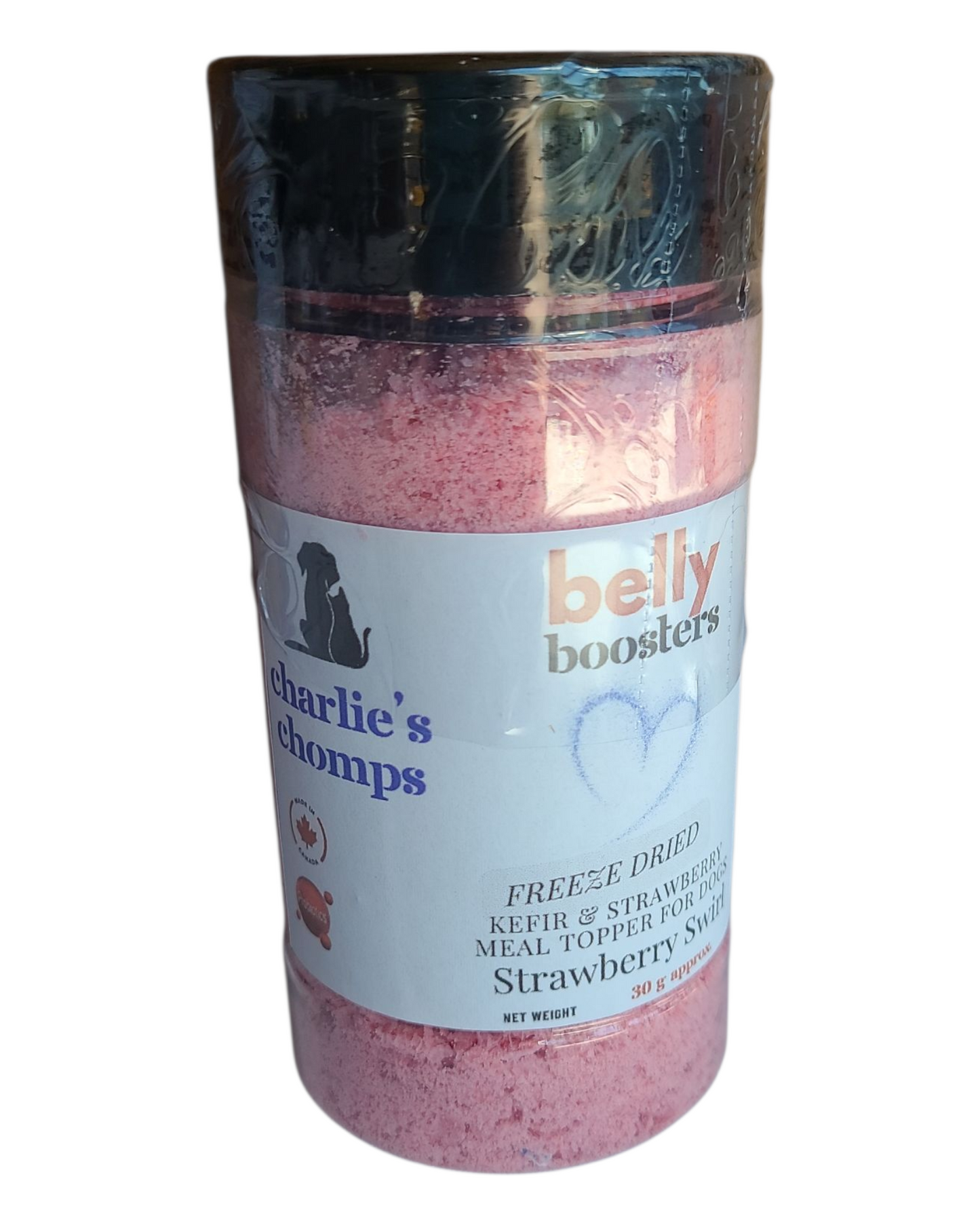 Belly Boosters - Strawberry Swirl probiotic meal topper