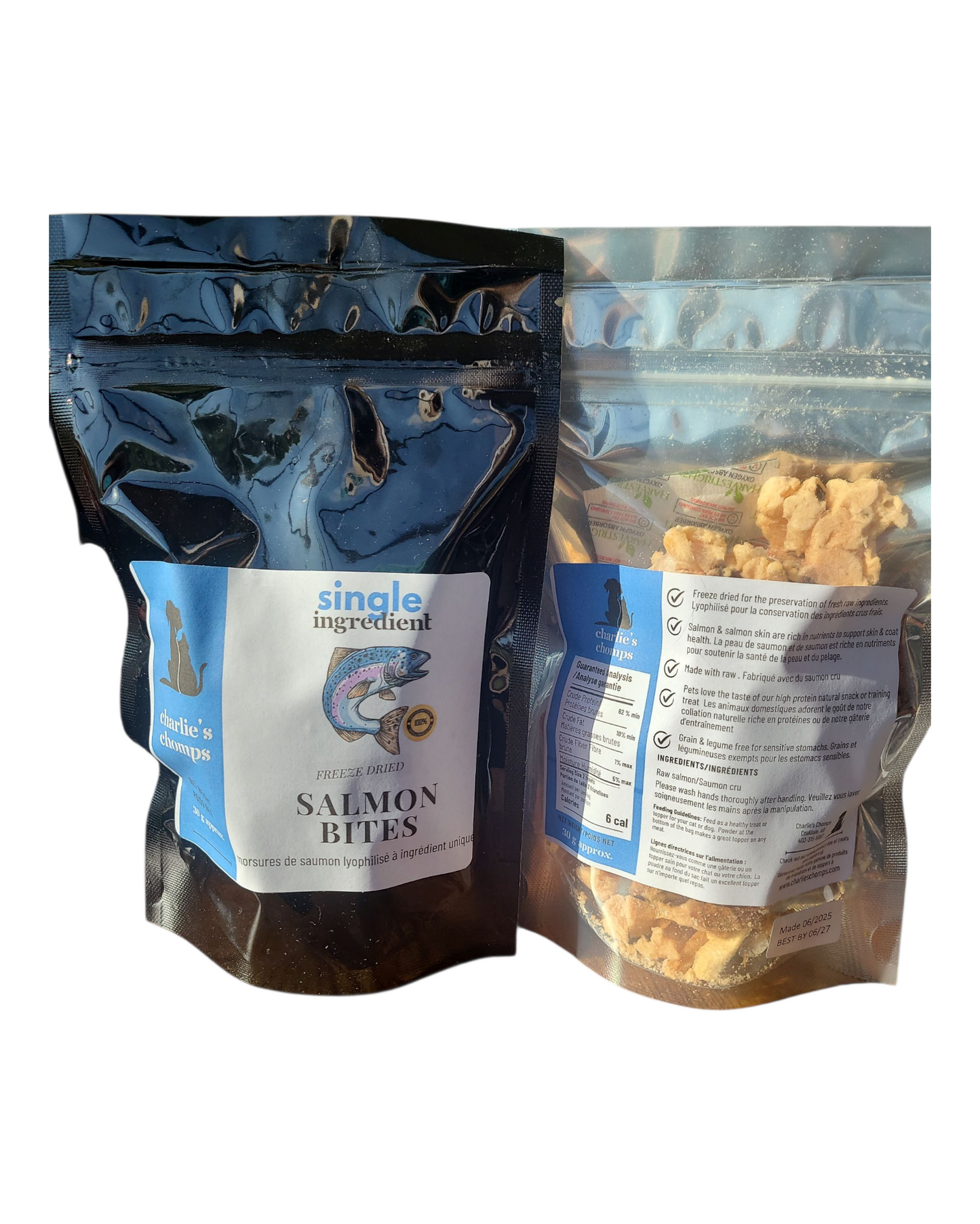 Freeze-Dried Salmon Treats for Dogs – Omega-3 Rich, Single Ingredient