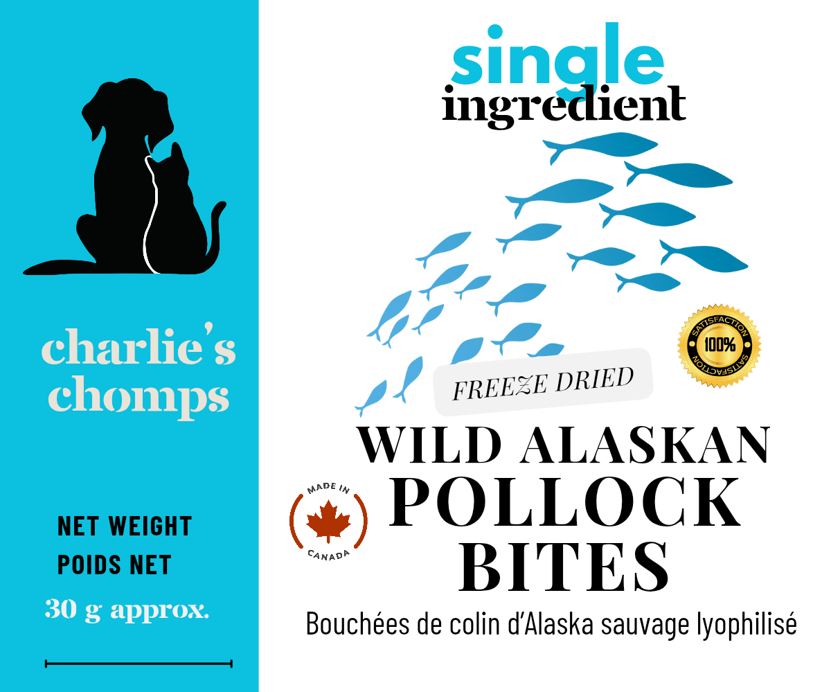 (Freeze-Dried Wild Alaskan Pollock Treats for Dogs and cats