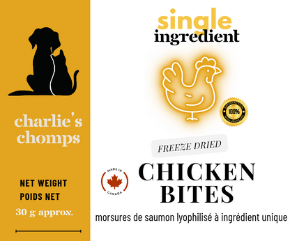 Freeze-Dried Chicken Dog Treats – Single Ingredient, High Protein Snack