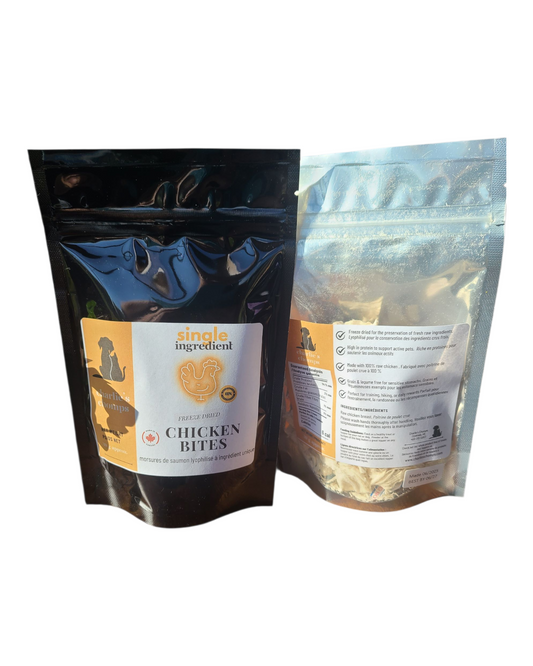 Freeze-Dried Chicken Dog Treats – Single Ingredient, High Protein Snack