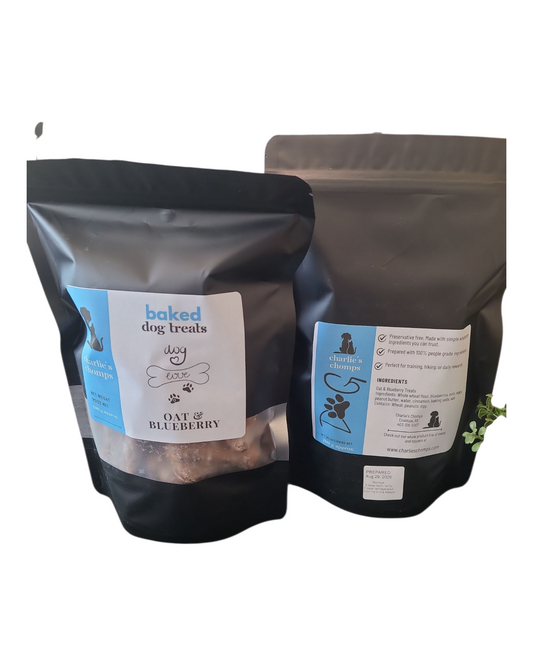 Oat & Blueberry baked dog treats, 200 g